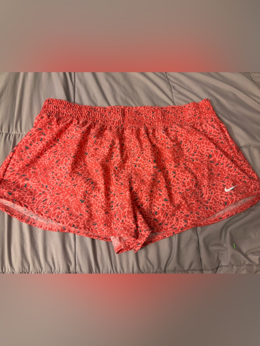 Nike Coral Printed Running Shorts